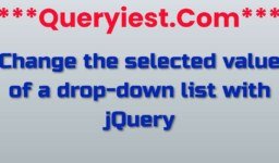 Change the selected value of a drop-down list with jQuery